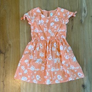GAP Orange Flutter Sleeve Sundress